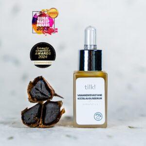 Anti-Aging Gesichtsserum mit Sanddorn in Flasche, 15 ml.