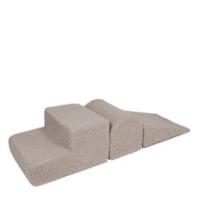 Light grey Bearly Corduroy Shape Set 3-Elements for baby play and support.