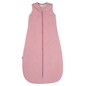 Pink baby sleeping bag for 6-24 months, cozy and safe sleep.