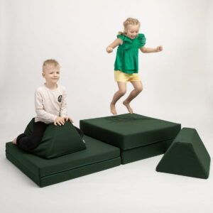 Activity Play Mattress Set - Deep Green