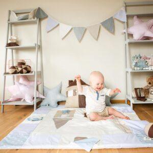 Baby Activity Mat, 120x120cm - Blue