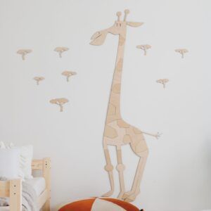 Safari Giraffe – Wooden Wall Decoration